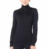 Remise 🎁 Icebreaker 200 Oasis Long Sleeve Half Zip – Sous-vêtement mérinos femme I Hardloop 🎉 Meilleur Prix 20