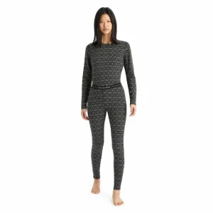 Vente flash 💯 Icebreaker 250 Vertex Leggings Alpine Geo – Sous-vêtement mérinos femme 😀 14