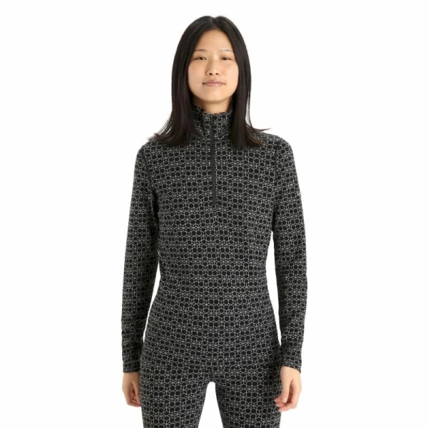 Acheter 😀 Icebreaker 250 Vertex LS Half Zip Alpine Geo – Sous-vêtement mérinos femme 🎉 3