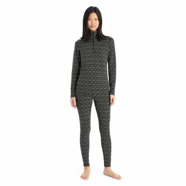 Acheter 😀 Icebreaker 250 Vertex LS Half Zip Alpine Geo – Sous-vêtement mérinos femme 🎉 5