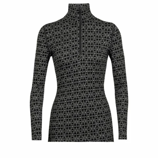 Acheter 😀 Icebreaker 250 Vertex LS Half Zip Alpine Geo – Sous-vêtement mérinos femme 🎉 1