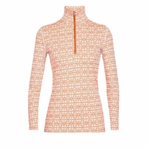 Acheter 😀 Icebreaker 250 Vertex LS Half Zip Alpine Geo – Sous-vêtement mérinos femme 🎉 21