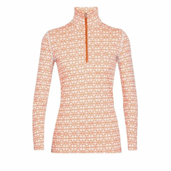 Acheter 😀 Icebreaker 250 Vertex LS Half Zip Alpine Geo – Sous-vêtement mérinos femme 🎉 8
