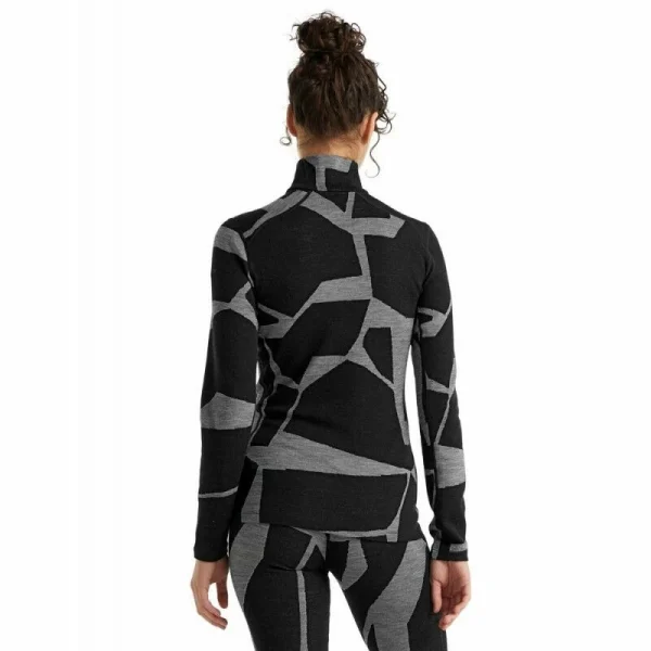 Acheter Maintenant Bon marché ✨ Icebreaker 250 Vertex LS Half Zip Landscapes – Sous-vêtement mérinos femme I Hardloop 🛒 3
