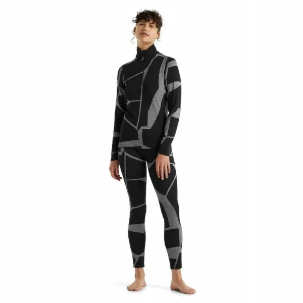 Acheter Maintenant Bon marché ✨ Icebreaker 250 Vertex LS Half Zip Landscapes – Sous-vêtement mérinos femme I Hardloop 🛒 6