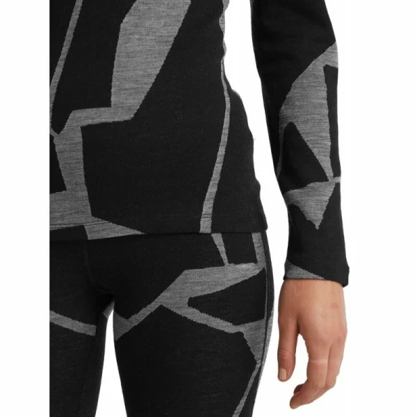 Acheter Maintenant Bon marché ✨ Icebreaker 250 Vertex LS Half Zip Landscapes – Sous-vêtement mérinos femme I Hardloop 🛒 7