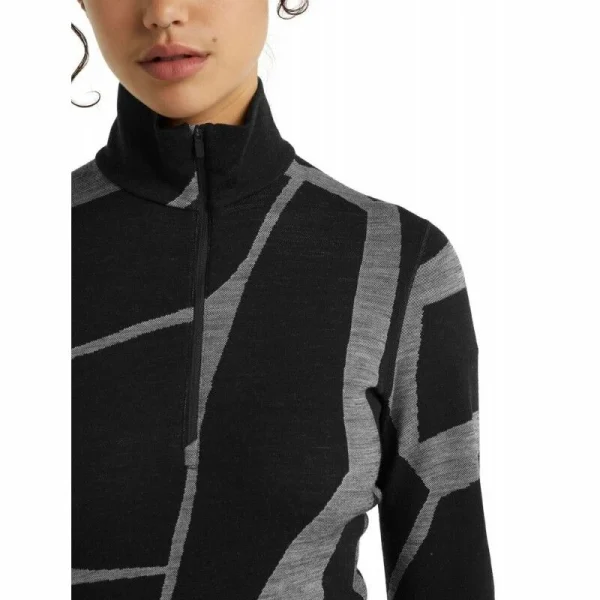 Acheter Maintenant Bon marché ✨ Icebreaker 250 Vertex LS Half Zip Landscapes – Sous-vêtement mérinos femme I Hardloop 🛒 8