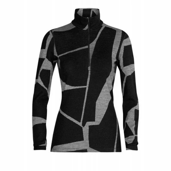 Acheter Maintenant Bon marché ✨ Icebreaker 250 Vertex LS Half Zip Landscapes – Sous-vêtement mérinos femme I Hardloop 🛒 10