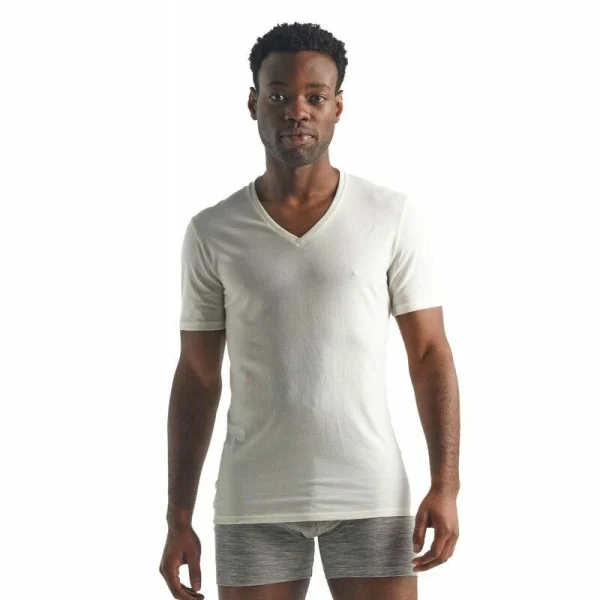 Tout neuf 👏 Icebreaker Anatomica Short Sleeve col V en Mérinos – T-shirt en laine mérinos homme I Hardloop 🌟 1