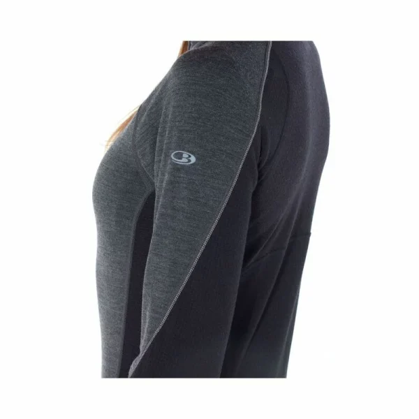 Grosses soldes 🎁 Icebreaker Bodyfitzone 260 Zone Long Sleeve Half Zip – Sous-vêtement mérinos femme I Hardloop 👍 5