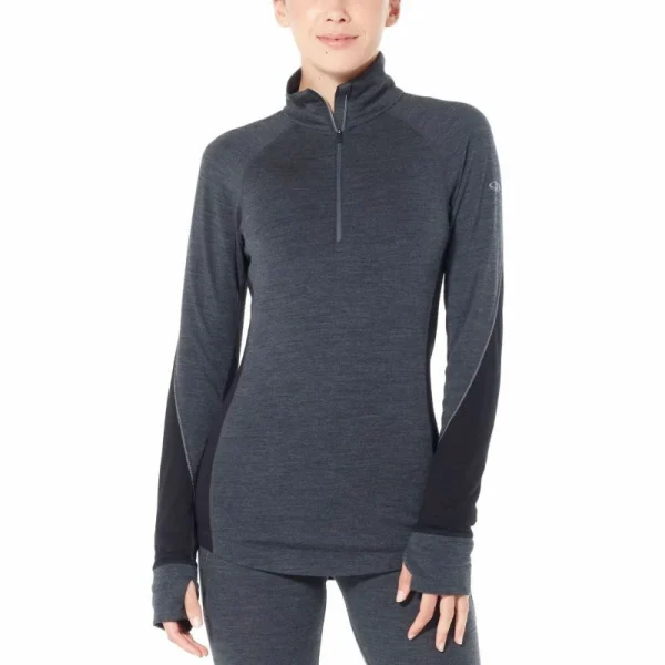 Grosses soldes 🎁 Icebreaker Bodyfitzone 260 Zone Long Sleeve Half Zip – Sous-vêtement mérinos femme I Hardloop 👍 7