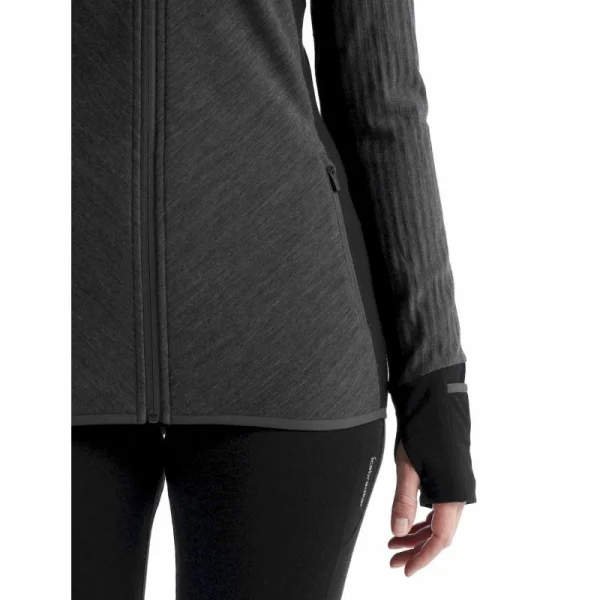 Offres 🔔 Icebreaker Descender LS Zip – Polaire en laine mérinos femme I Hardloop 👍 Boutique 7