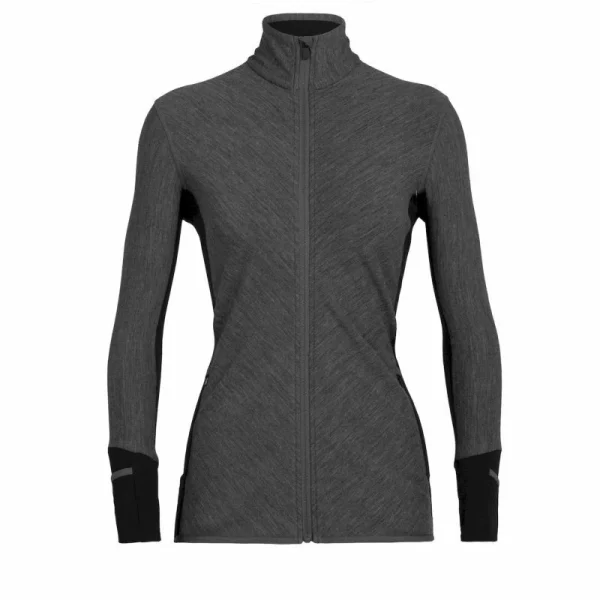 Offres 🔔 Icebreaker Descender LS Zip – Polaire en laine mérinos femme I Hardloop 👍 Boutique 9