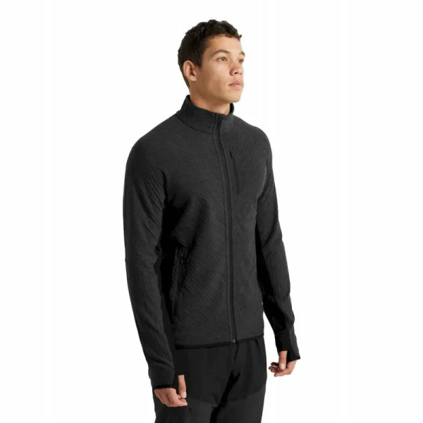 Offres 😉 Icebreaker Descender LS Zip – Polaire en laine mérinos homme I Hardloop 🎉 De Qualité 12