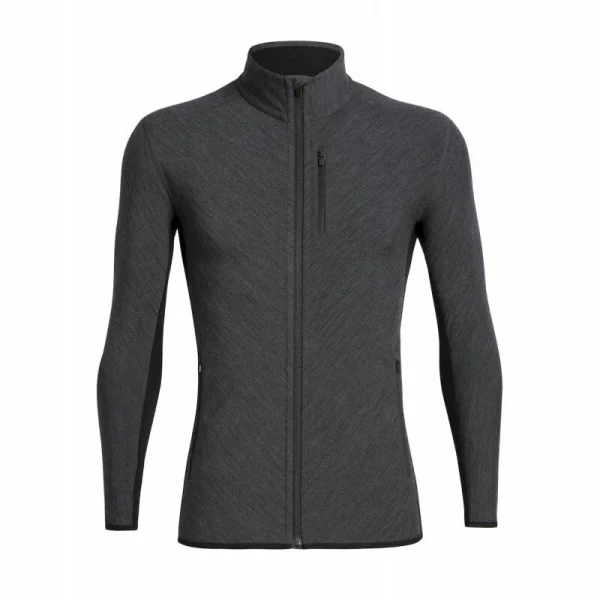 Offres 😉 Icebreaker Descender LS Zip – Polaire en laine mérinos homme I Hardloop 🎉 De Qualité 15