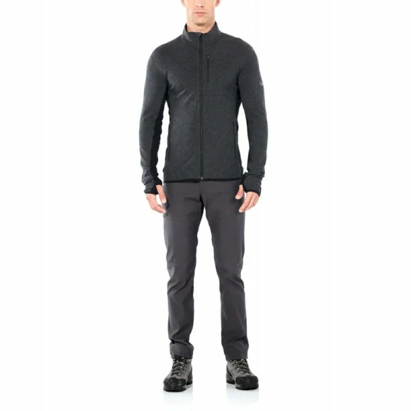 Offres 😉 Icebreaker Descender LS Zip – Polaire en laine mérinos homme I Hardloop 🎉 De Qualité 5