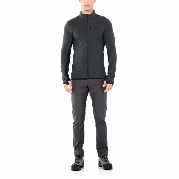 Offres 😉 Icebreaker Descender LS Zip – Polaire en laine mérinos homme I Hardloop 🎉 De Qualité 33