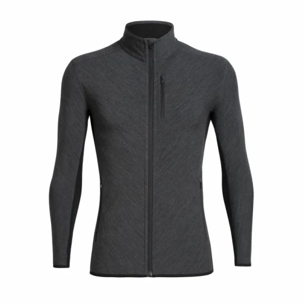 Offres 😉 Icebreaker Descender LS Zip – Polaire en laine mérinos homme I Hardloop 🎉 De Qualité 34