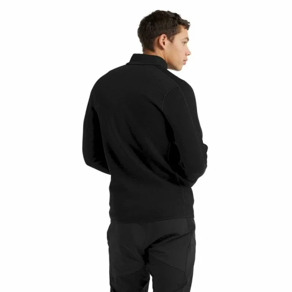 outlet Meilleur prix 😀 Icebreaker Elemental LS Zip – Polaire en laine mérinos homme I Hardloop 🛒 4