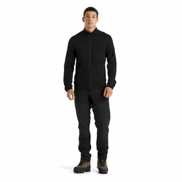 outlet Meilleur prix 😀 Icebreaker Elemental LS Zip – Polaire en laine mérinos homme I Hardloop 🛒 5