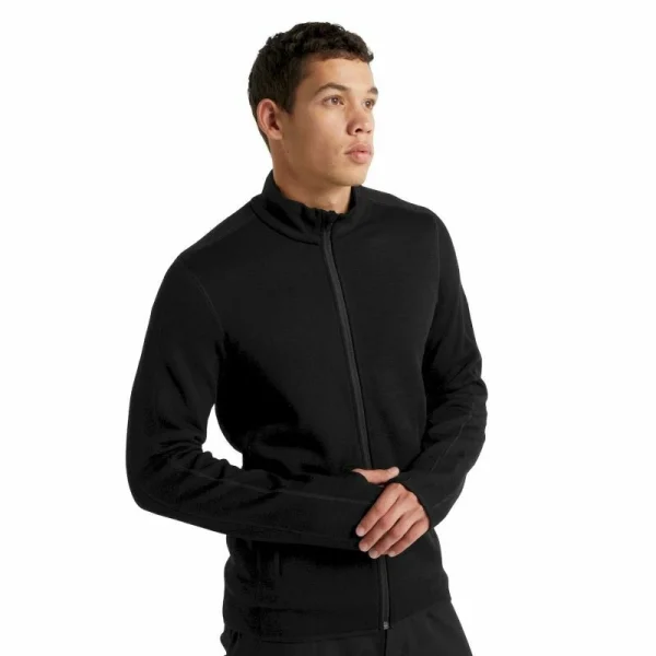 outlet Meilleur prix 😀 Icebreaker Elemental LS Zip – Polaire en laine mérinos homme I Hardloop 🛒 7