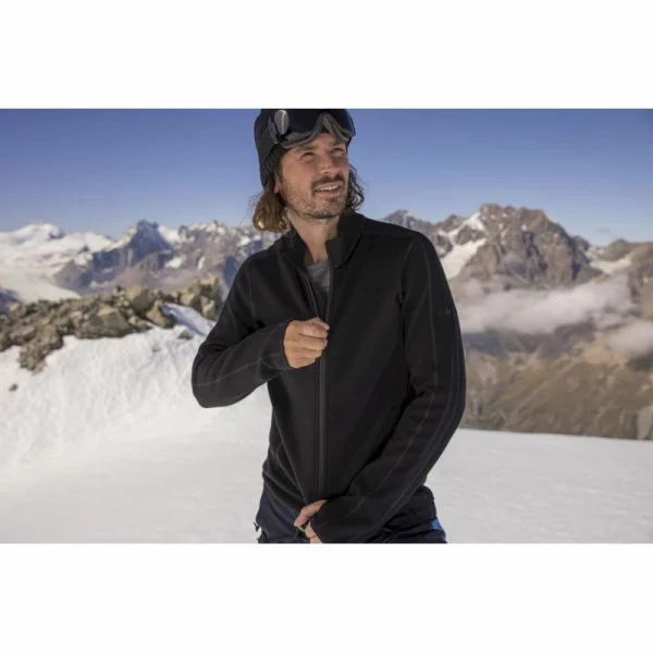 outlet Meilleur prix 😀 Icebreaker Elemental LS Zip – Polaire en laine mérinos homme I Hardloop 🛒 9