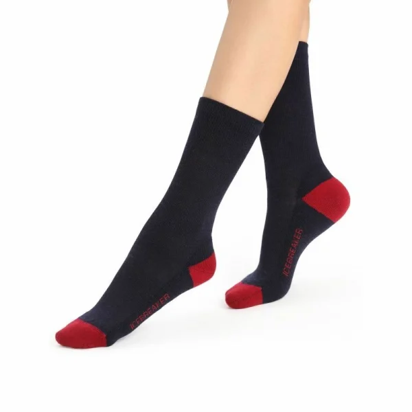 Meilleure affaire 😉 Icebreaker Lifestyle Light Crew – Chaussettes en laine mérinos femme I Hardloop 🤩 Couleurs variées 3