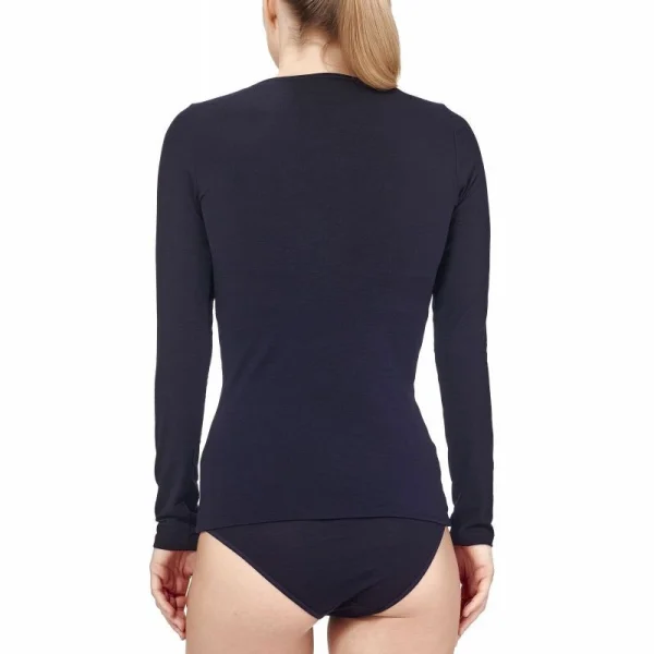 marque pas cher Vente flash 👍 Icebreaker Siren Long Sleeve Sweetheart – T-shirt en laine mérinos femme I Hardloop ⭐ 3