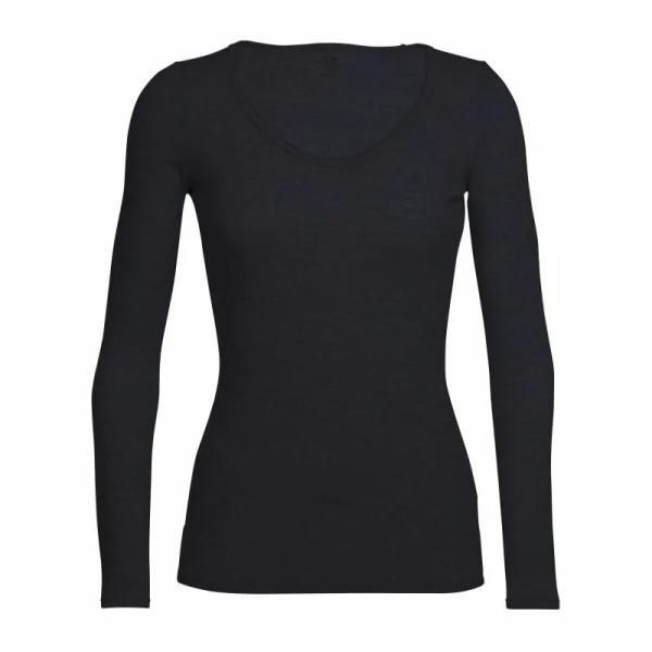 marque pas cher Vente flash 👍 Icebreaker Siren Long Sleeve Sweetheart – T-shirt en laine mérinos femme I Hardloop ⭐ 1