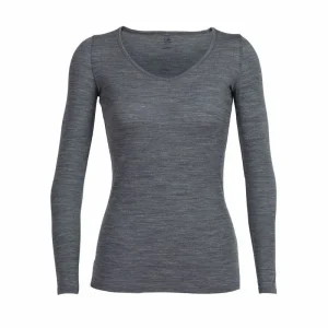 marque pas cher Vente flash 👍 Icebreaker Siren Long Sleeve Sweetheart – T-shirt en laine mérinos femme I Hardloop ⭐ 13