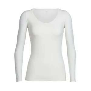 marque pas cher Vente flash 👍 Icebreaker Siren Long Sleeve Sweetheart – T-shirt en laine mérinos femme I Hardloop ⭐ 15