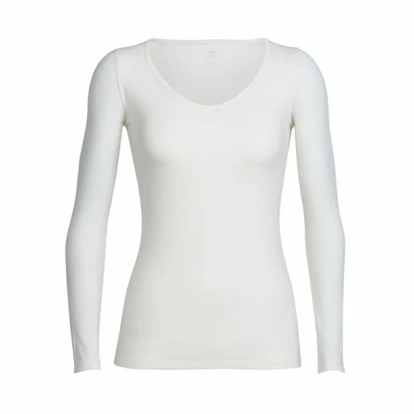 marque pas cher Vente flash 👍 Icebreaker Siren Long Sleeve Sweetheart – T-shirt en laine mérinos femme I Hardloop ⭐ 6