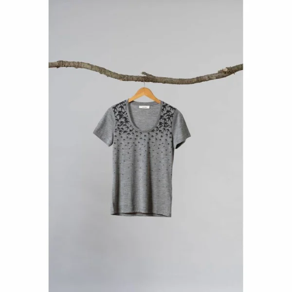 Acheter 🤩 Icebreaker Tech Lite II SS Scoop Tee Migration – T-shirt en laine mérinos femme ✨ 3