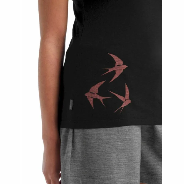 boutiqued pas cher Meilleure affaire ⭐ Icebreaker Tech Lite II SS Scoop Tee Shapes – T-shirt en laine mérinos femme I Hardloop ⌛ 5