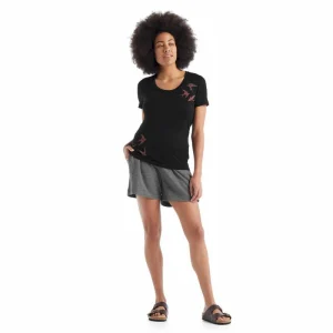 boutiqued pas cher Meilleure affaire ⭐ Icebreaker Tech Lite II SS Scoop Tee Shapes – T-shirt en laine mérinos femme I Hardloop ⌛ 16