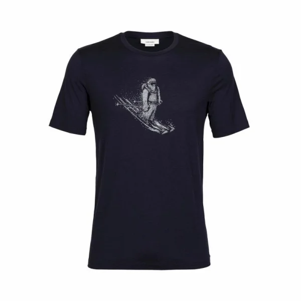 Budget 🛒 Icebreaker Tech Lite II SS Tee Skiing Yeti – T-shirt en laine mérinos homme 👍 5