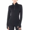 Sortie 🤩 Icebreaker Wmns 150 Zone LS Half Zip – Sous-vêtement mérinos femme I Hardloop 😉 25