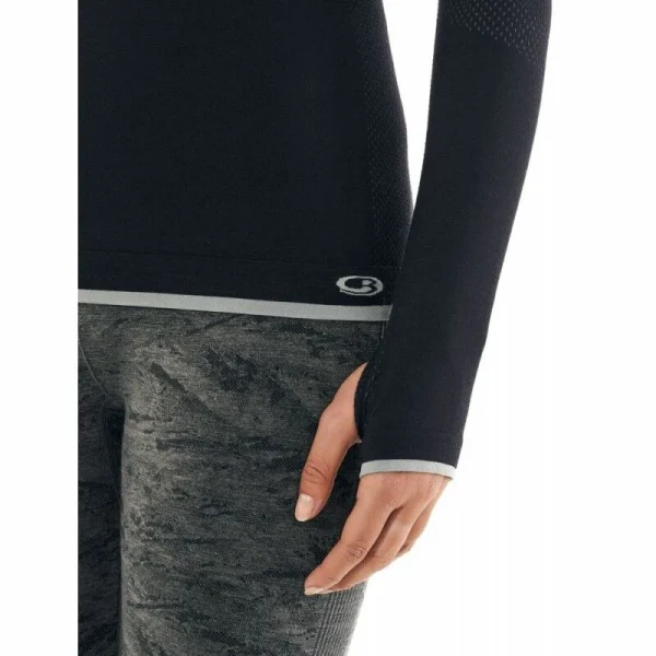 Les meilleures critiques de 🎁 Icebreaker Wmns 200 Zone Seamless LS Crewe – Sous-vêtement mérinos femme I Hardloop 💯 8