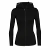 Meilleur prix 🧨 Icebreaker Wmns Elemental LS Zip Hood – Polaire en laine mérinos femme I Hardloop 😀 mode pas cher 35