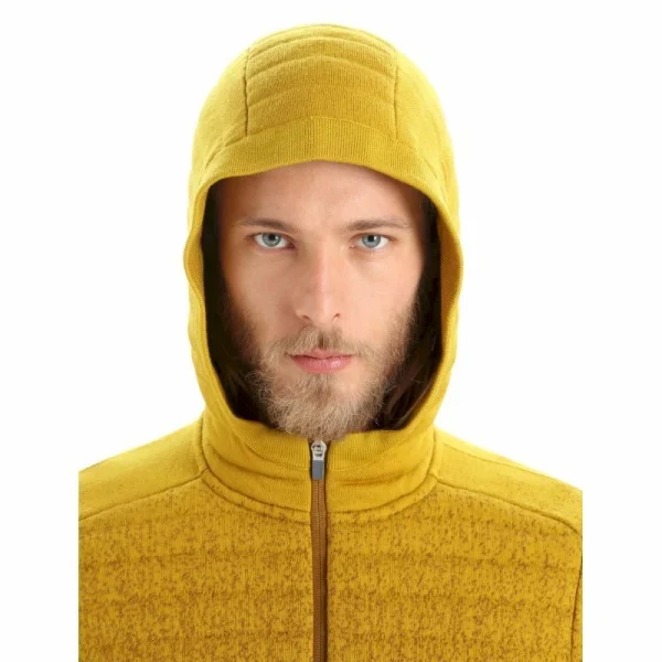 Coupon 😍 Icebreaker ZoneKnit Insulated LS Zip Hoodie – Sweatshirt en laine mérinos homme 😉 mode 7