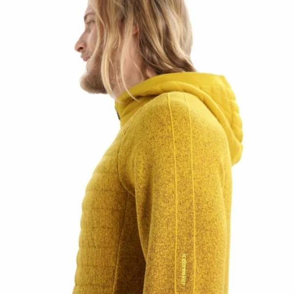 Coupon 😍 Icebreaker ZoneKnit Insulated LS Zip Hoodie – Sweatshirt en laine mérinos homme 😉 mode 8
